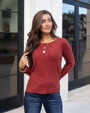 Load image into Gallery viewer, Scoop Neck Bambu Pullover
