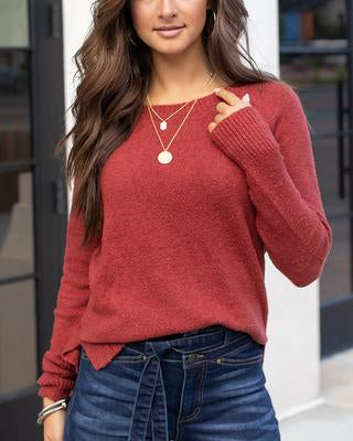 Scoop Neck Bambu Pullover