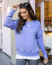 Load image into Gallery viewer, So Soft Ruffle Sleeve Pullover SALE
