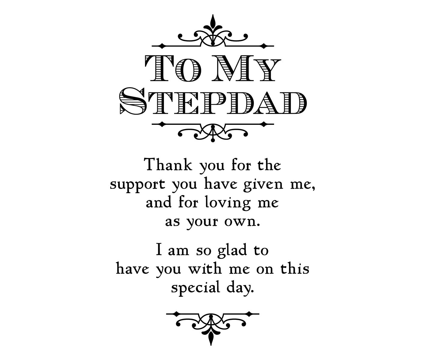 Stepdad Keepsake Hankie