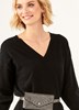 Wear and Go Studded Envelope Vegan Belt Bag