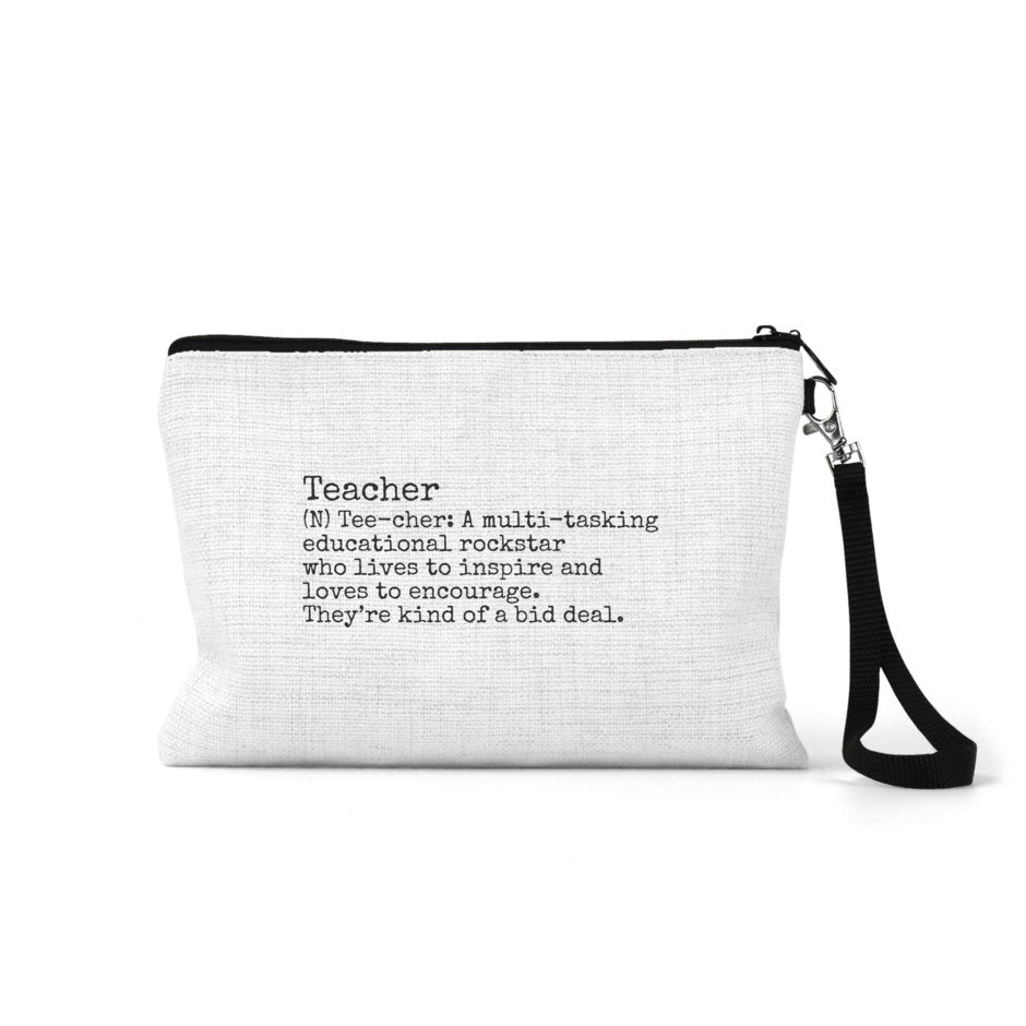 Linen Zippered Bag