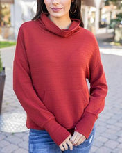 Load image into Gallery viewer, Textured Cowl Pullover

