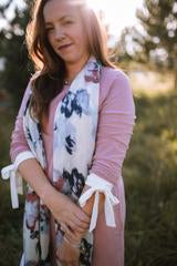 Tie Sleeve Shimmy Shirt