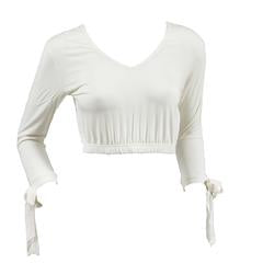 Tie Sleeve Shimmy Shirt