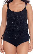Load image into Gallery viewer, Twinkle Twinkle Side-Ruched Blouson Long Torso Swimsuit
