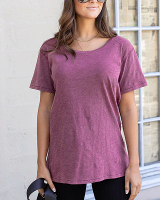 Washed & Worn Tunic Tee-SALE