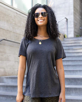 Washed & Worn Tunic Tee-SALE