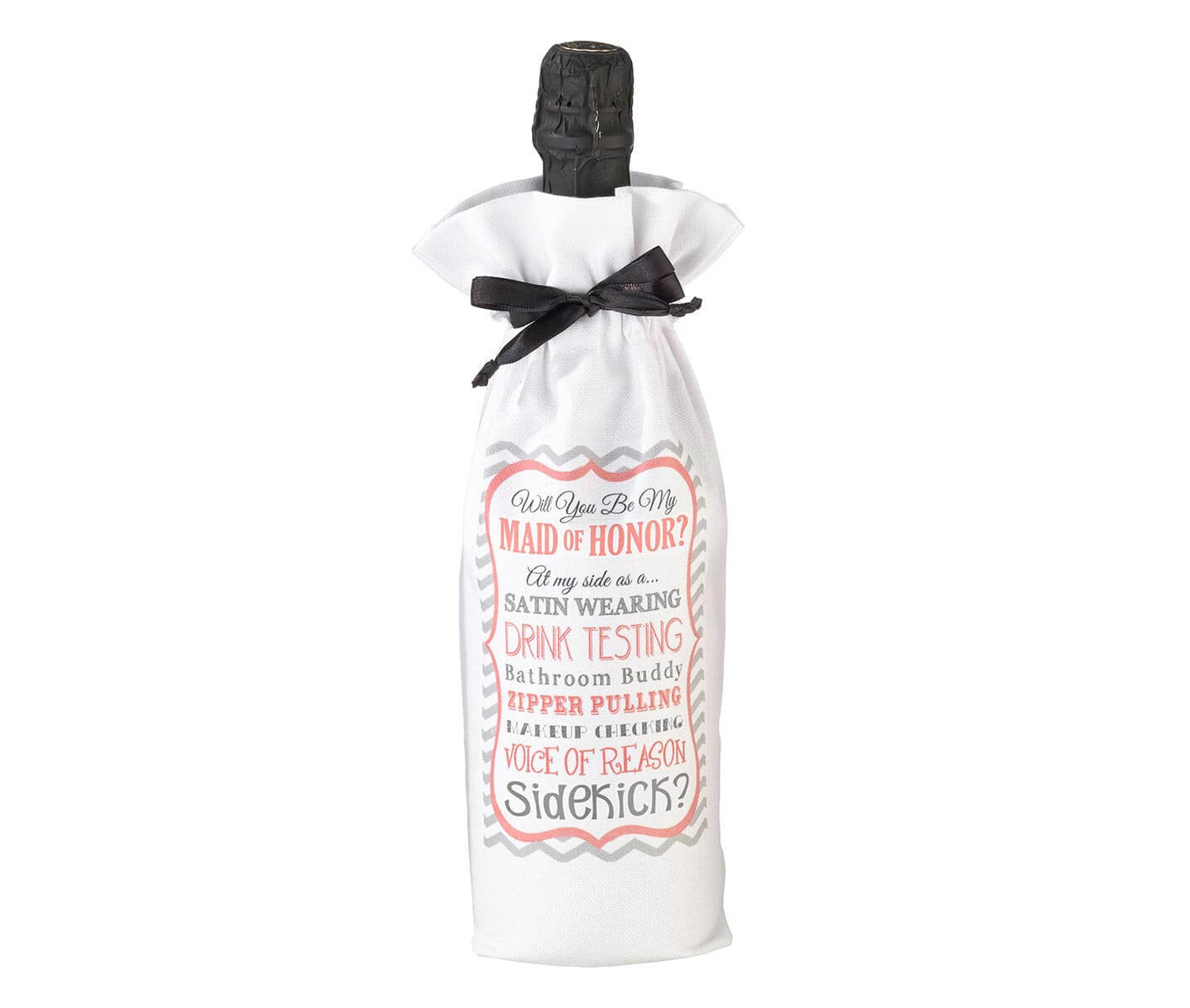 Will You Be My Maid of Honor Wine Bag