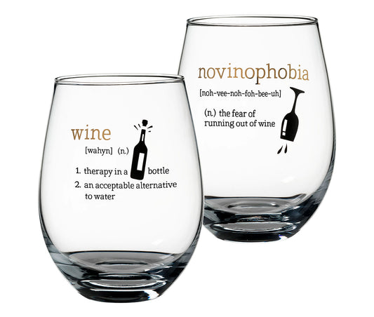 Stemless Wine Glasses