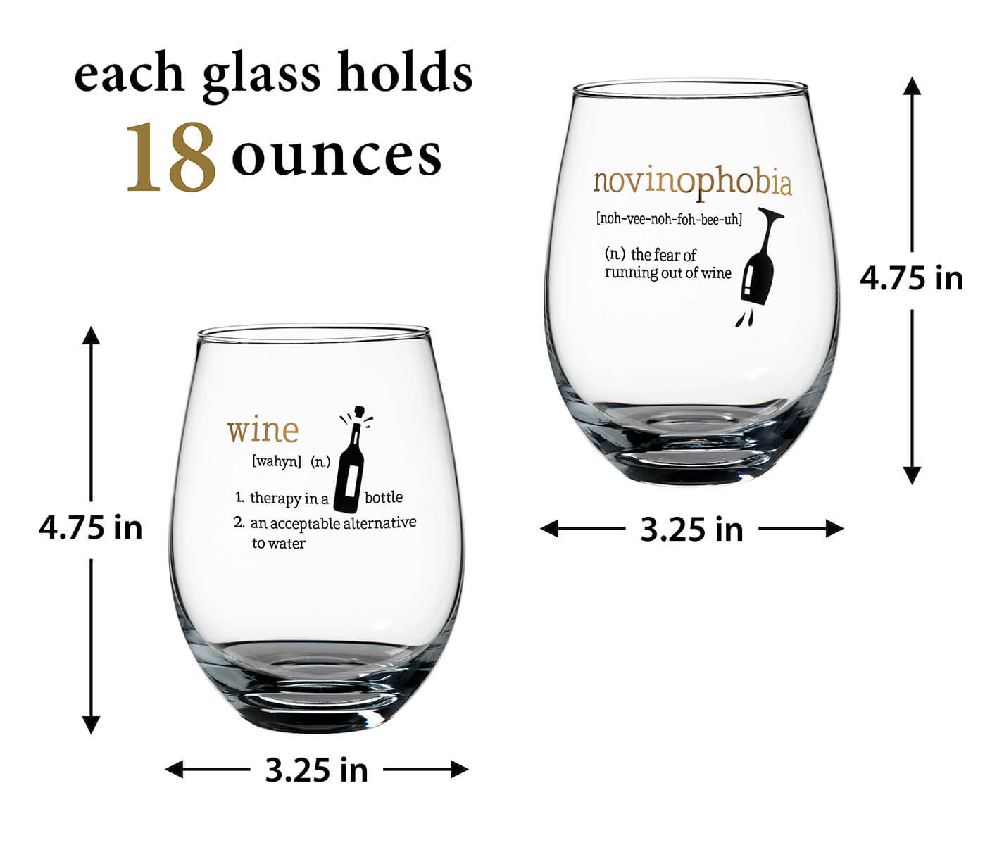 Stemless Wine Glasses
