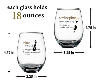 Stemless Wine Glasses