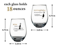 Load image into Gallery viewer, Stemless Wine Glasses
