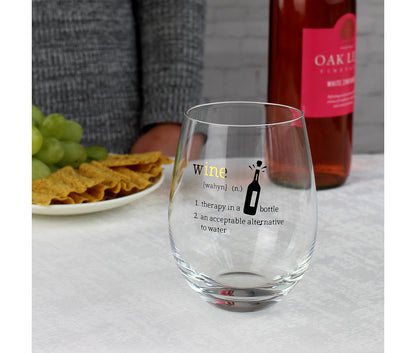 Stemless Wine Glasses