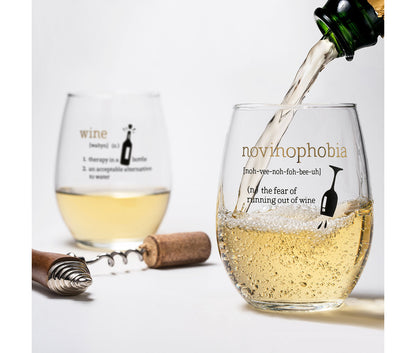 Stemless Wine Glasses