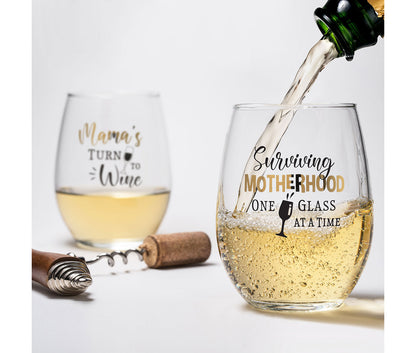Stemless Wine Glasses