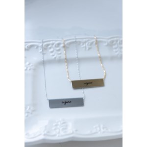 Bar Necklace and Bookmark Gift Set