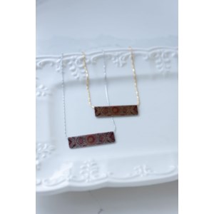 Bar Necklace and Bookmark Gift Set